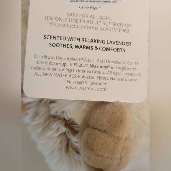 Warmies Hamster NWT - Picture 6 of 6